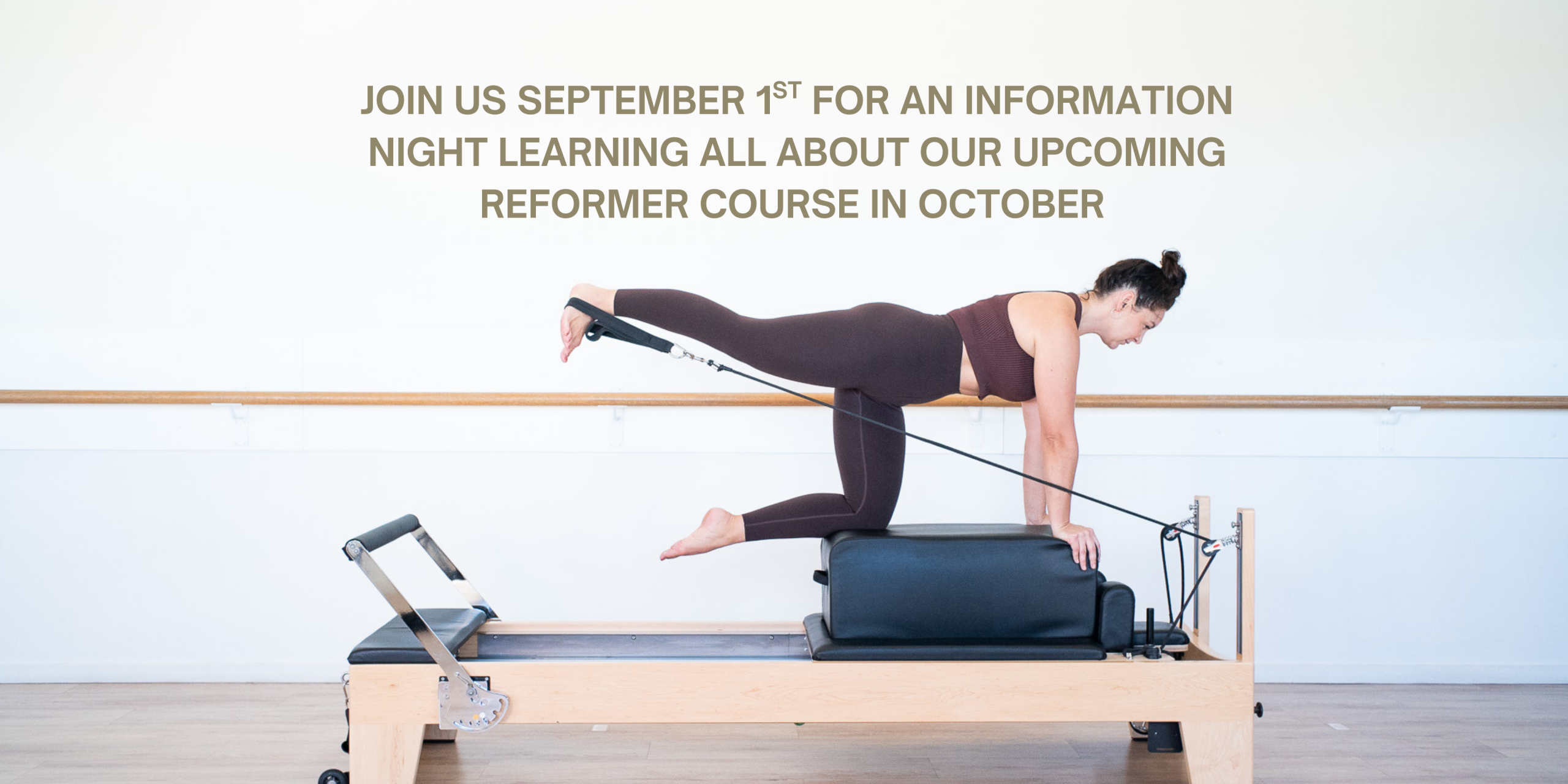 REFORMER pilates teacher training sunshine coast